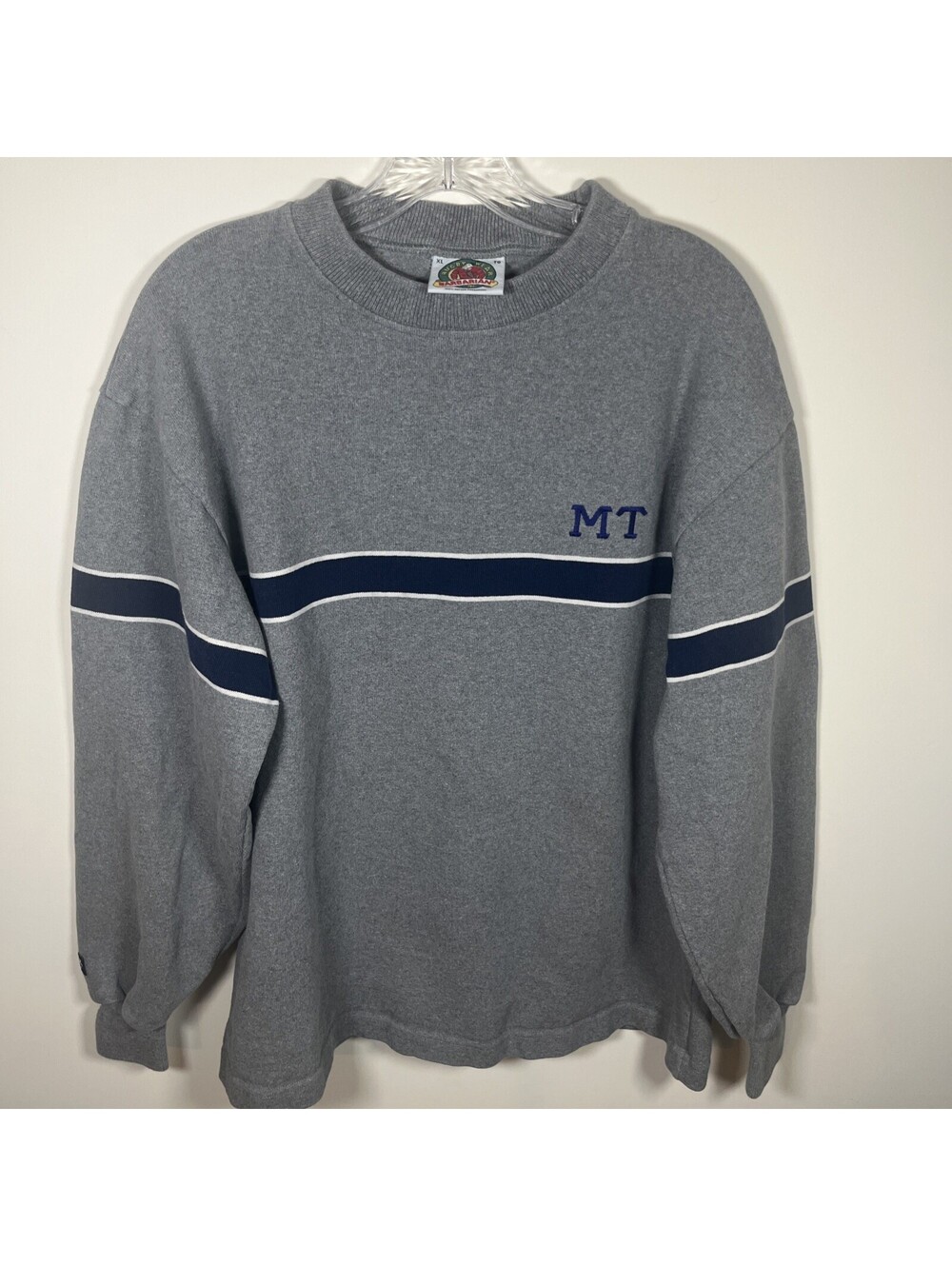 Barbarian Rugby Wear Mens XL Heavyweight Cotton Sweatshirt Gray Made In Canada